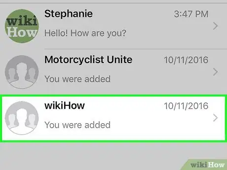 Immagine titolata Invite Users to a Group Chat on WhatsApp Step 2