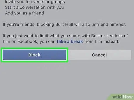 Immagine titolata Block Someone Who Has Blocked You on Facebook Step 9
