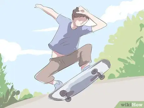 Immagine titolata Ollie Higher on a Skateboard Step 5