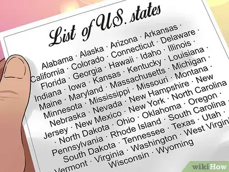 Immagine titolata Remember All 50 States of USA Step 2