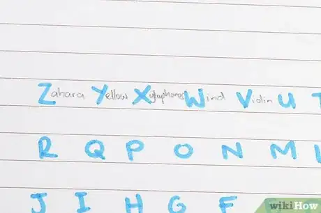 Immagine titolata Learn the Alphabet Backwards Step 6