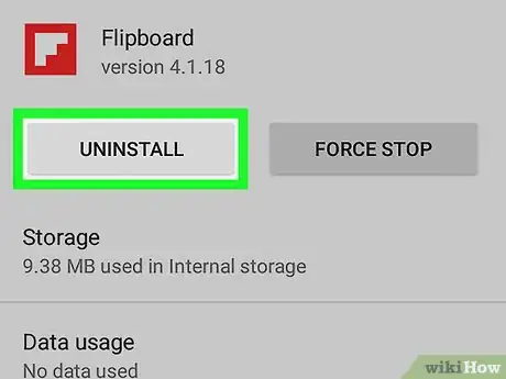 Immagine titolata Uninstall Flipboard on Android Step 8