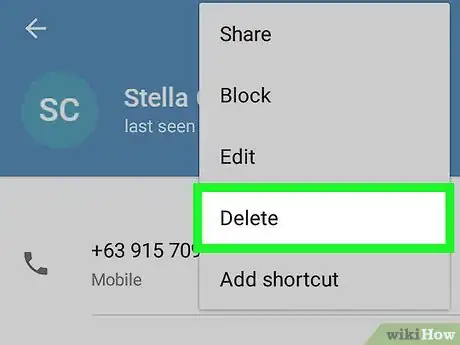 Immagine titolata Delete Contacts on Telegram on Android Step 7