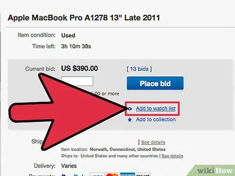 Immagine titolata Snipe on eBay Step 2