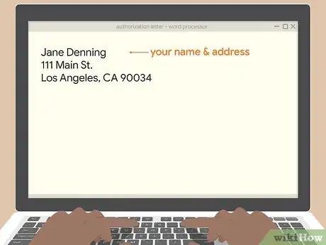 Immagine titolata Make an Authorization Letter Step 4