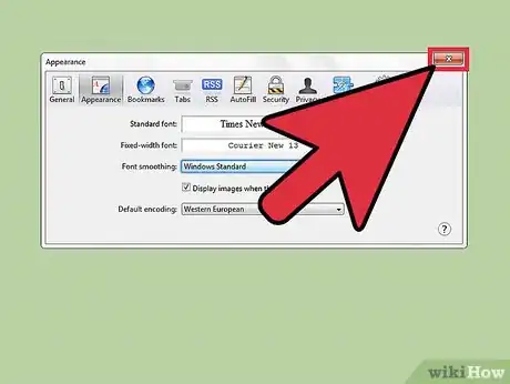 Immagine titolata Change the Appearance Settings on Safari Step 10