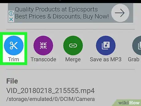 Immagine titolata Trim a Video on Android Step 8