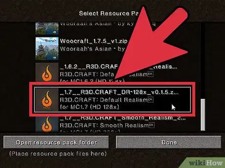 Immagine titolata Install Minecraft Resource Packs Step 7
