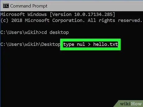 Immagine titolata Create and Delete Files and Directories from Windows Command Prompt Step 12