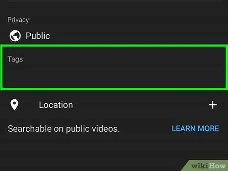 Immagine titolata Add Tags on YouTube Step 19