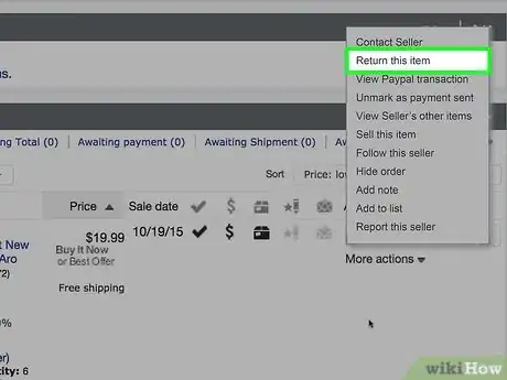 Immagine titolata Cancel an Order on eBay Step 23