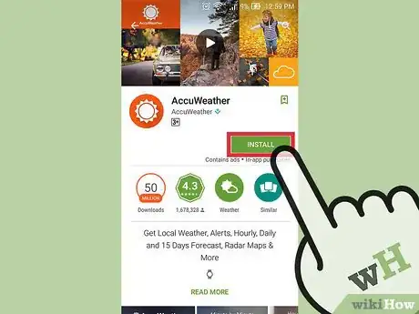 Immagine titolata Get a Weather Widget on Android Step 7