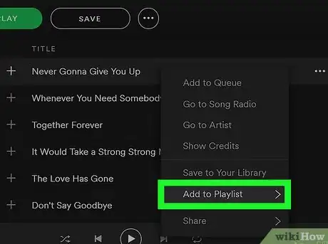 Immagine titolata Add Songs to Someone Else's Spotify Playlist on PC or Mac Step 7
