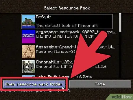 Immagine titolata Install Minecraft Resource Packs Step 5