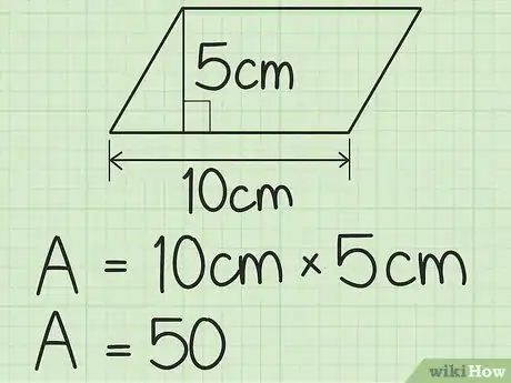Immagine titolata Calculate the Area of a Parallelogram Step 5