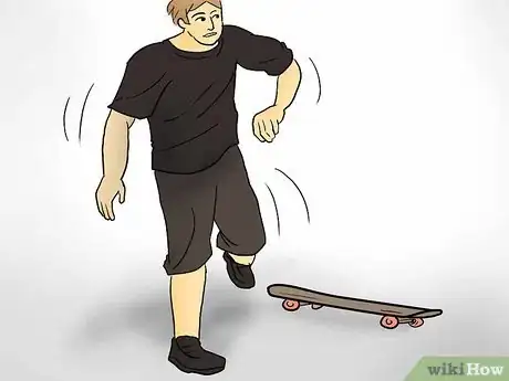 Immagine titolata Stop a Skateboard Step 1