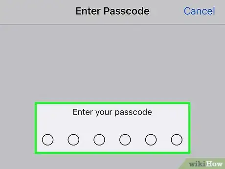 Immagine titolata Change Your Passcode on an iPhone or iPod Touch Step 3