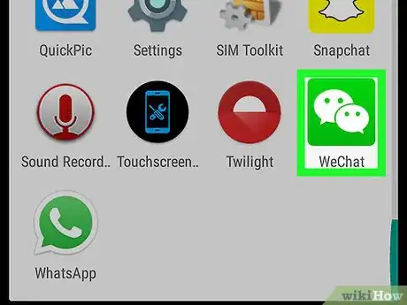 Immagine titolata Leave a WeChat Group on Android Step 1