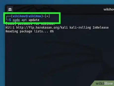 Immagine titolata Open the Root Terminal in Kali Linux Step 3