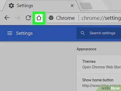 Immagine titolata Go to the Homepage on Chrome on PC or Mac Step 5