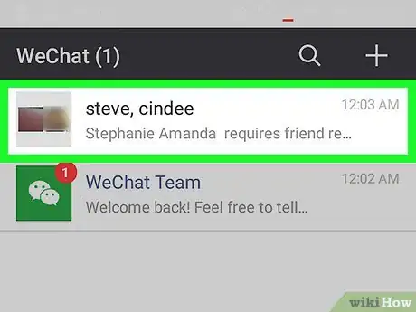 Immagine titolata Leave a WeChat Group on Android Step 3