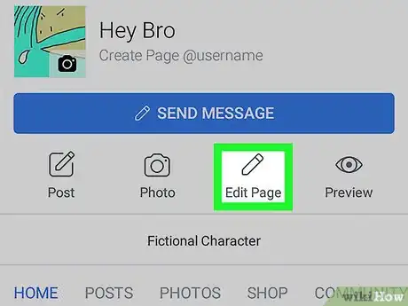 Immagine titolata Edit a Facebook Page Name on Android Step 4