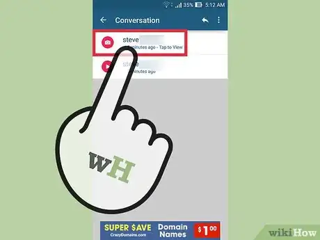 Immagine titolata Save Snapchat Pictures Without Notifying Others Step 12