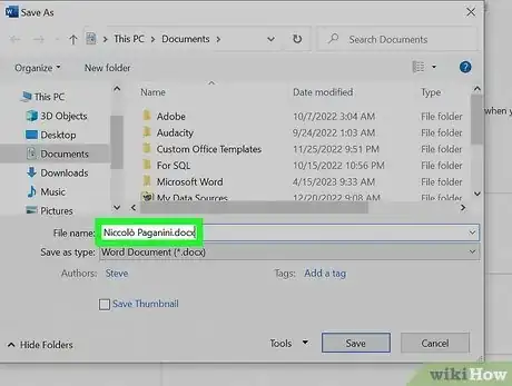 Immagine titolata Save a Document in Rich Text Format Step 8
