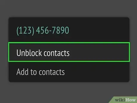 Immagine titolata Unblock a Number on Android Step 16
