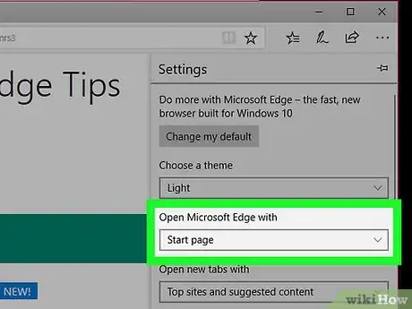 Immagine titolata Change Your Homepage in Microsoft Edge Step 10