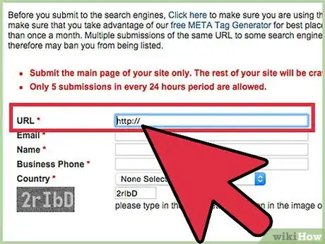 Immagine titolata Add Your URL to Google Step 12
