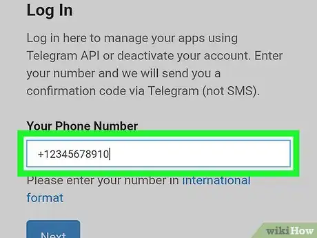 Immagine titolata Delete a Telegram Account on Android Step 2