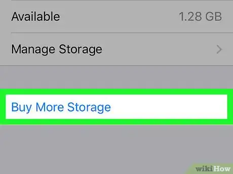 Immagine titolata Change Your iCloud Storage Plan Step 4