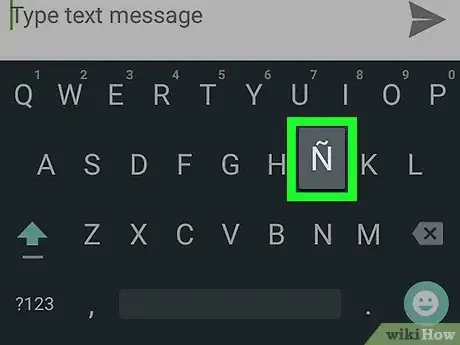 Immagine titolata Type an Enye on Android Step 4