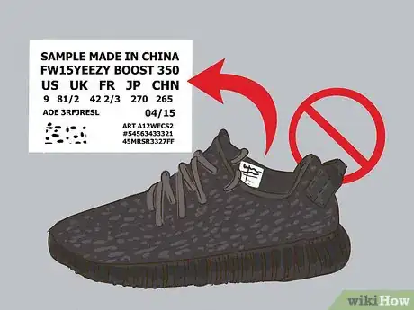 Immagine titolata Tell If Yeezys are Fake Step 2