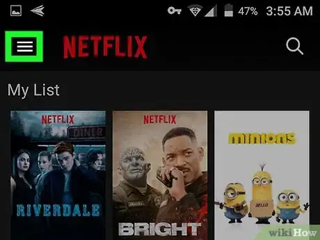 Immagine titolata Logout of Netflix on Android Step 2
