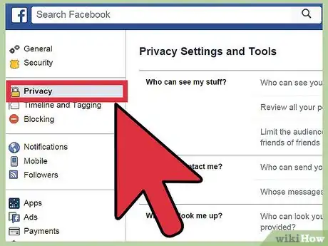 Immagine titolata Keep Safe on Facebook Step 2