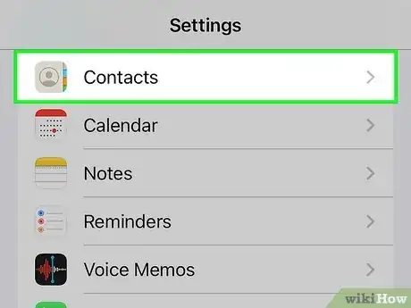 Immagine titolata Remove Email Contacts from an iPhone Step 2
