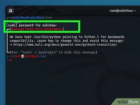 Immagine titolata Open the Root Terminal in Kali Linux Step 6