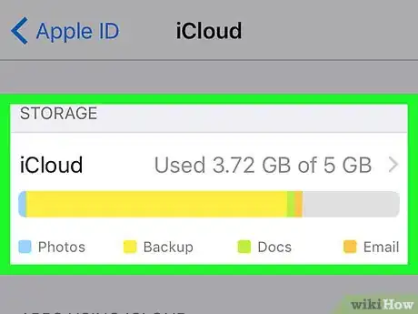 Immagine titolata Change Your iCloud Storage Plan Step 3