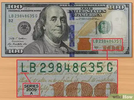 Immagine titolata Check if a 100 Dollar Bill Is Real Step 10