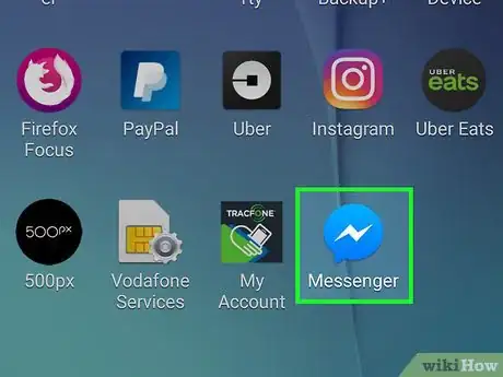 Immagine titolata Use Facebook Messenger's Video Effects on Android Step 1