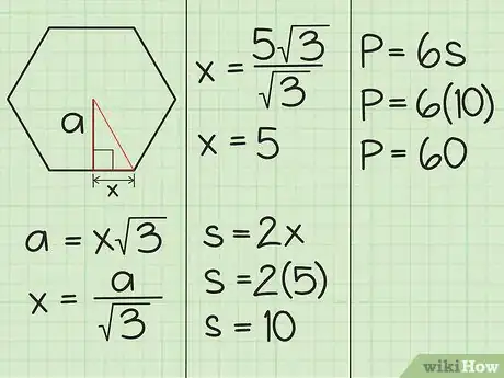 Immagine titolata Calculate the Area of a Hexagon Step 7