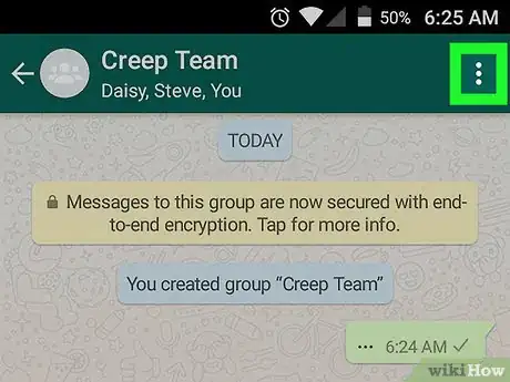 Immagine titolata Block a Group on WhatsApp on Android Step 4
