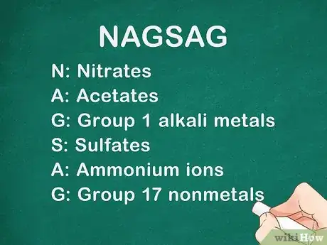 Immagine titolata Memorize the Solubility Rules for Common Ionic Compounds in Water Step 9