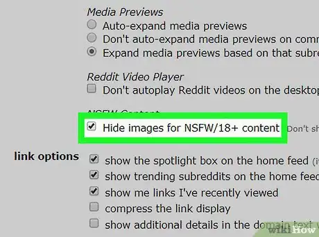 Immagine titolata Enable NSFW Content on Reddit Step 8