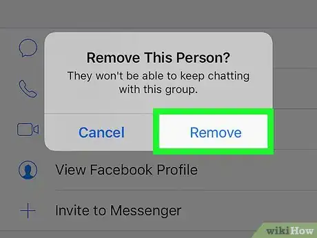 Immagine titolata Delete a Group on Facebook Messenger Step 8