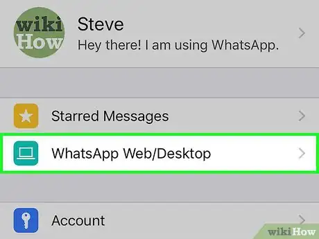 Immagine titolata Log Out of WhatsApp Step 19