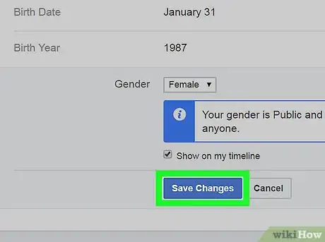 Immagine titolata Change Gender on Facebook Step 24