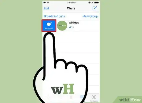 Immagine titolata Mark a Message as Unread on WhatsApp Step 4